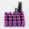RAYS 17HEX Anti-Theft Security Steel Car Wheel Rims Lock Lug Nuts Closed End Nut 20pcs/set