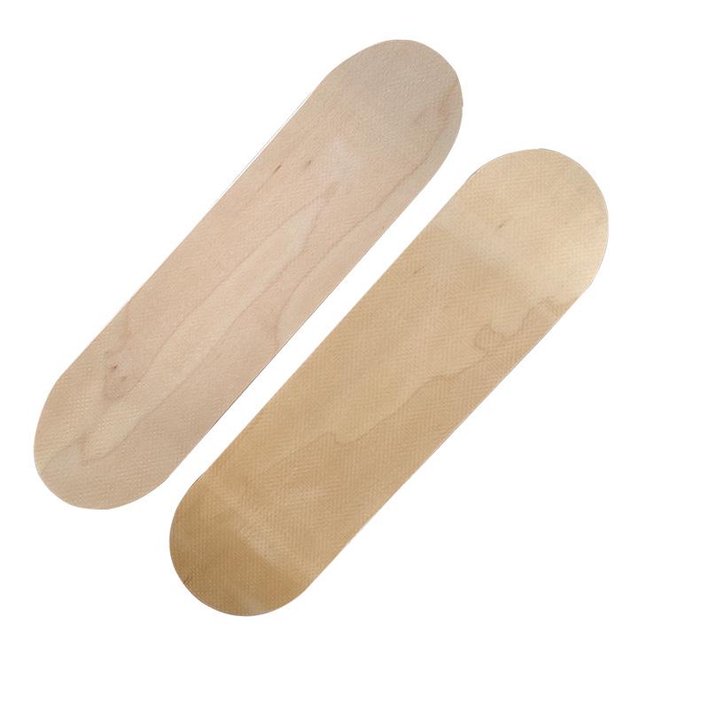 Solid Wood Kids Skateboard Deck - Double Kick DIY Graffiti Board for Art & Camping Table Accessories