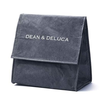 DEAN DELUCA Lunch Charcoal 20 X 20 X 13 Cm & Bag, Gray, Insulated, Foldable, Compact,
