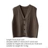 Buttoned Knit Vest Dating Retro Fashion Casual Comfortable Sleeveless