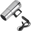 300ml Car Electric Tea Kettle, 12V Stainless Steel Electric In-car Travel Heating Cup Car Water Heater Travel Portable Heating Cup with Lid for Most