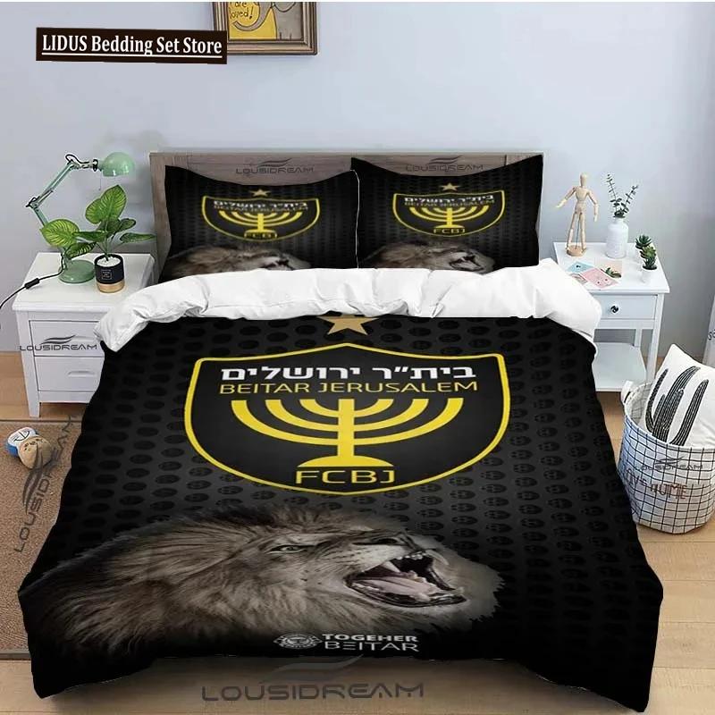 Beitar Jerusalem Fc All Season Twin Bedding Set 3 Piece Comforter Set Bed Duvet Cover Double King Comforter Cover Home Textile