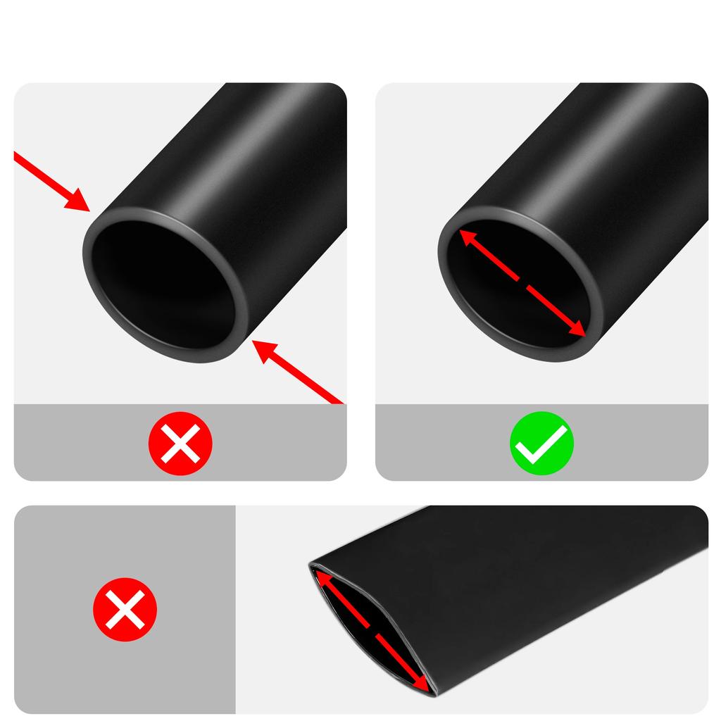 Dual Wall Thermoretractile Heat Shrink Tube with Glue Electrical Insulation Tubing 4/6/8/12/16/20mm for Cable Protection