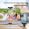 1080P HD USB Webcam with Microphone, Wide-Angle Lens, and External Beauty Filter for Online Classes