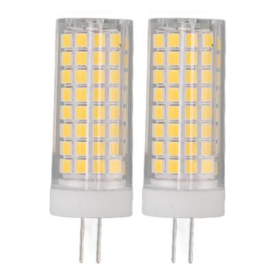 2Pcs LED Corn Light Bulb Ceramic 102 LEDs G4 Base 10W Dimmable Halogen Equivalent 100W AC100?120V