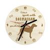 Dalmatian, Carriage Dog, Spotted Coach Dog - Clock with Dog, Wooden Clock with Engraving, Personalised Clock by