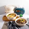 JiaMo Biodegradable Corn Starch Round Food Containers with Lids