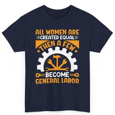 Weibliche Hilfskraft Lustiges Tagarbeiter Stolz Baumwoll T-Shirt