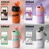 Modern Minimalist 316 Stainless Steel Travel Mug With Tea Separator For Office And Commuting
