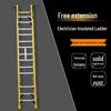 Multi-Functional Aluminum Telescopic Folding Ladder for Household and Engineering