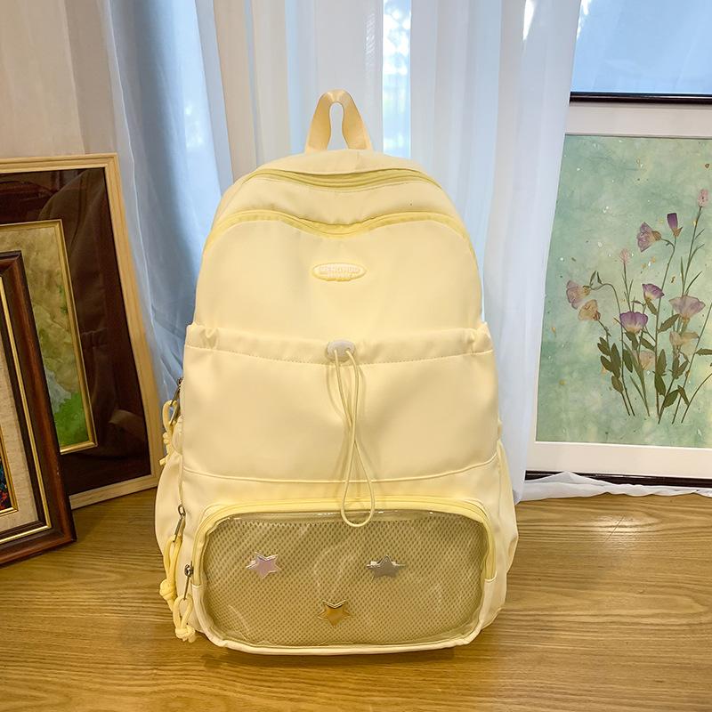 New Backpack Japanese Ins Campus Pain Bag Jk Student School Bag Girls Large Capacity Removable Backpack