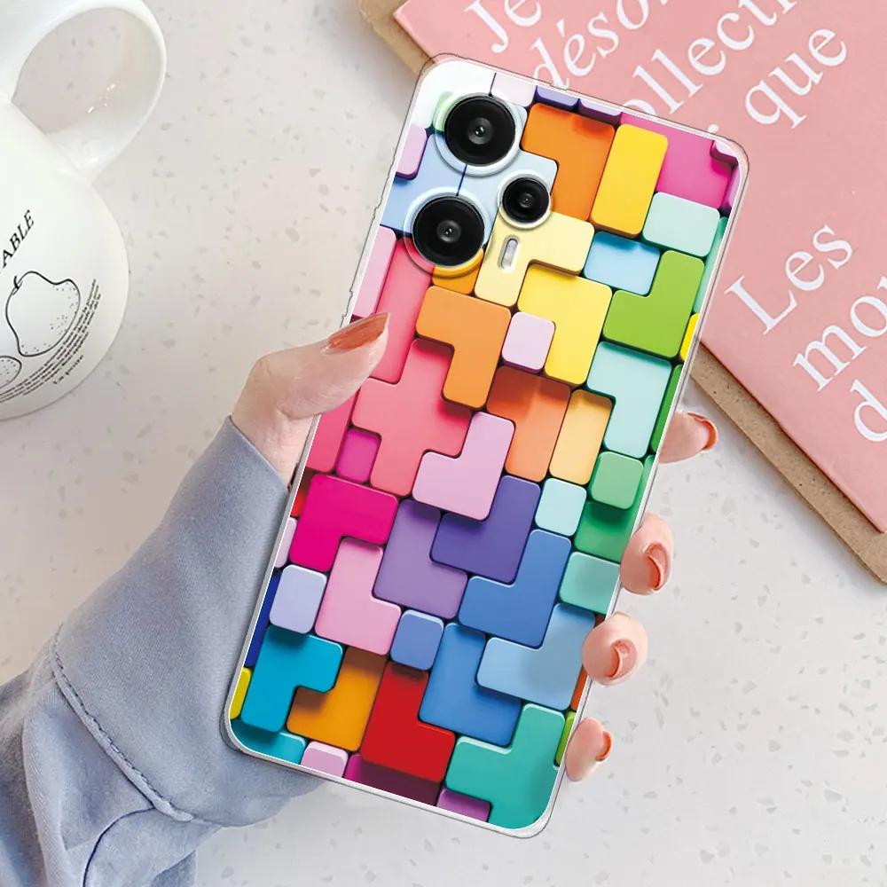 For Poco F5 Case For Poco F5 Pro Cover Girls Clear Soft Silicone Fundas Phone Cases For Xiaomi PocoF5 F5Pro Case Coque