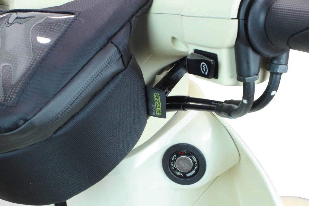 SP Takegawa Touring Bag Handlebar Black (for Cowl) 08-01-0175