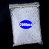 2000pcs Rubber Earring Back Silicone Round Ear Plug Blocked Caps Earring Stoppers For DIY Earring Parts Jewelry Making Decora