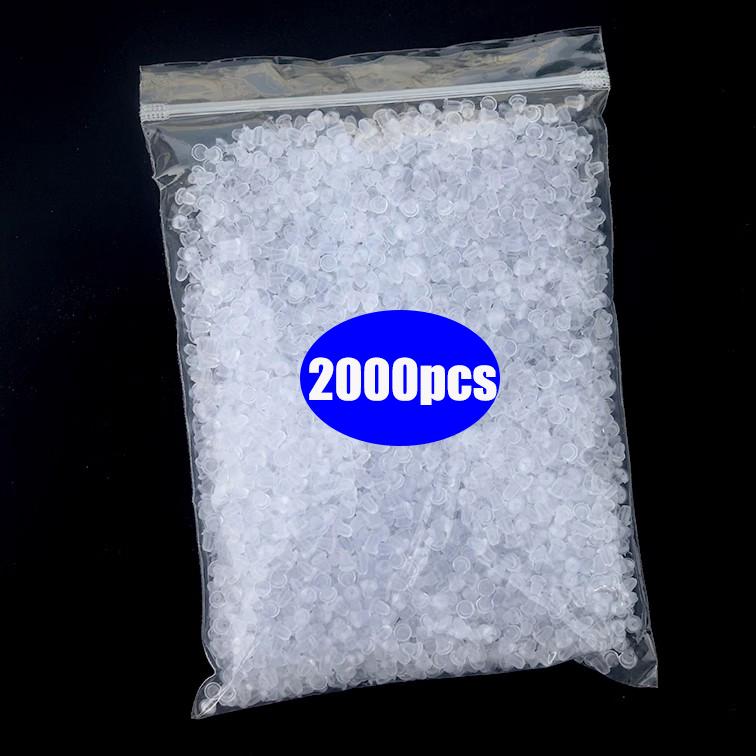 2000pcs Rubber Earring Back Silicone Round Ear Plug Blocked Caps Earring Stoppers For DIY Earring Parts Jewelry Making Decora