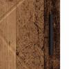 Bathroom Cabinet with Storage and Door Rustic Wood Finish 30 X 35 X 95 Cm