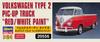 Hasegawa Volkswagen typ 2 pickup Barva Plast Model 20556 1/24 červená/bílá
