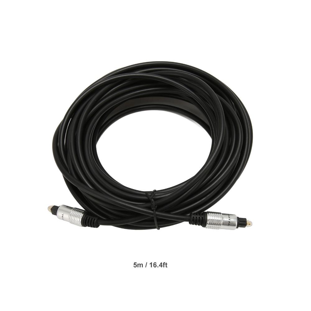 Gold Plated Digital Sound Cable Aluminum Alloy Housing Fiber Optic Cable Digital Audio Devices