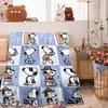 New Comic-Themed Snoopy Flannel Blanket — Ultra-Soft, Warm, and Plush Throw — Perfect for Home, Bedroom, Bed, Sofa, and Travel