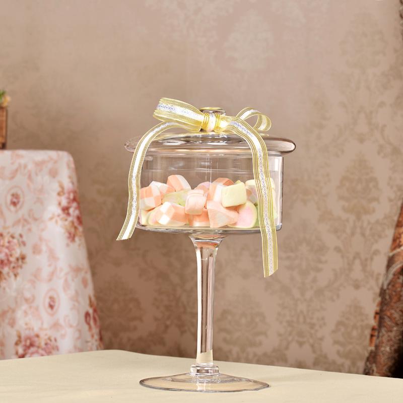 Slim Tall Transparent Glass Candy Jar with Wedding Dessert Decoration Candy, Snacks, Dried Fruit Jar 3PCS/set