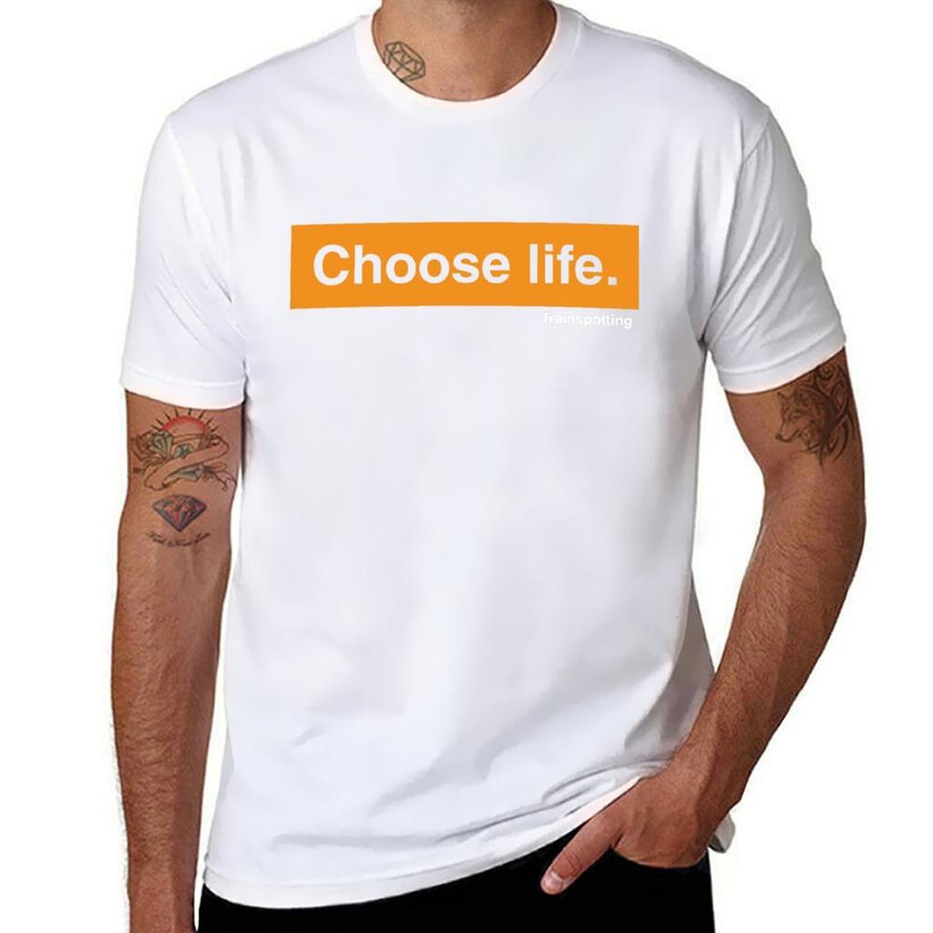 Choose Life Tshirt T Shirt Custom Print T Shirts For Unisex Graphic Vintage T Shirts For Unisex Cotton Funny Tshirt