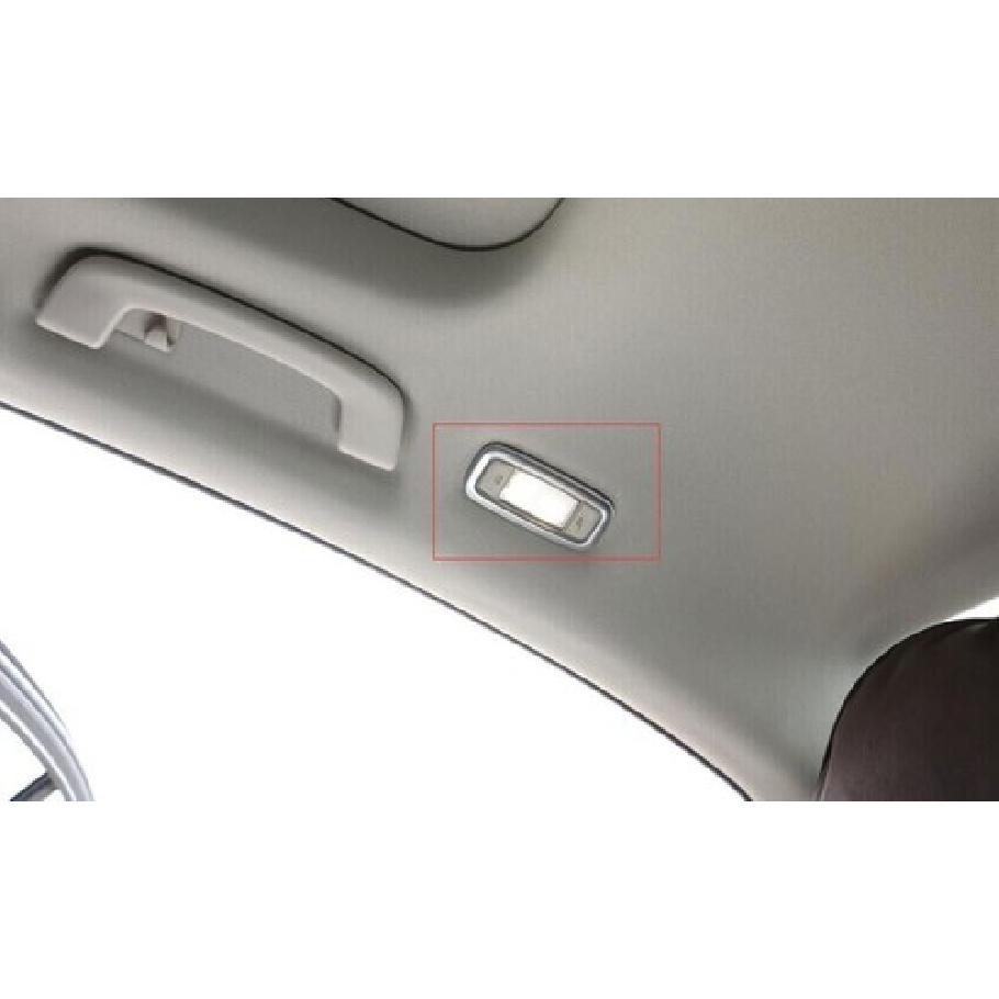 For BMW 7 Series 2016-2022 Matte Silver Rear Reading Light Lamp Decor Cover Trim