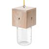 Outdoor Garden Bee & Trap — Courtyard Flying Insect Catcher — Wood Trap