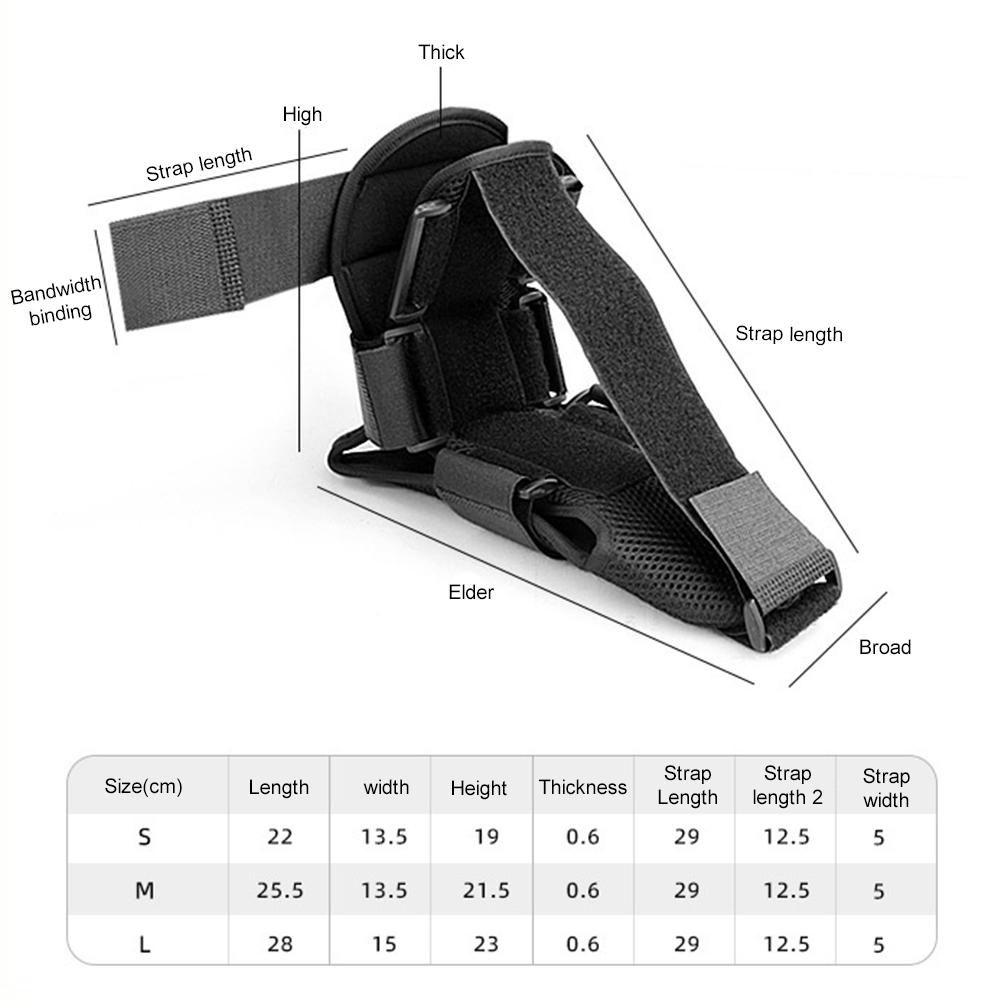 Soft Plantar Fascia Brace 4 Adjustable Plantar Fasciitis Relief Night Splint Plantar Fasciitis Relief Brace for Foot Drop Heel
