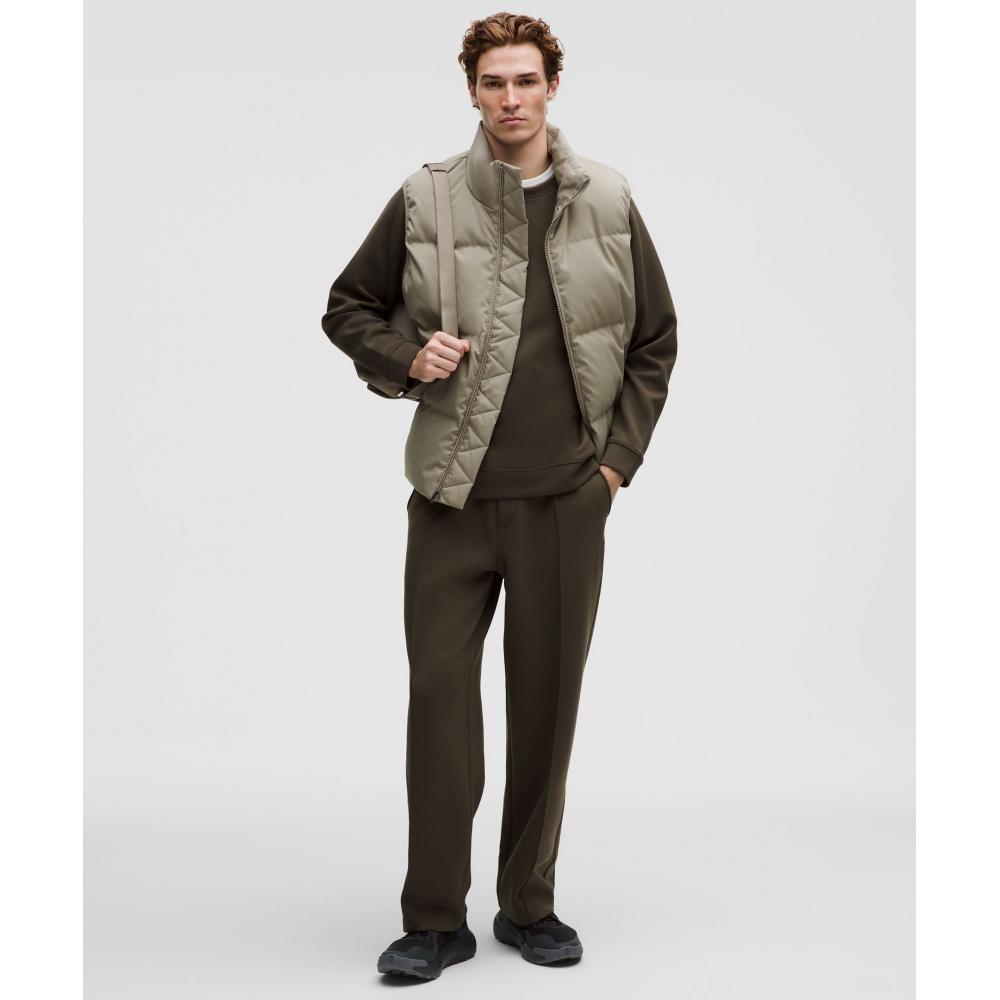 Lululemon Smooth Spacer Classic Fit Crew Olive Brown