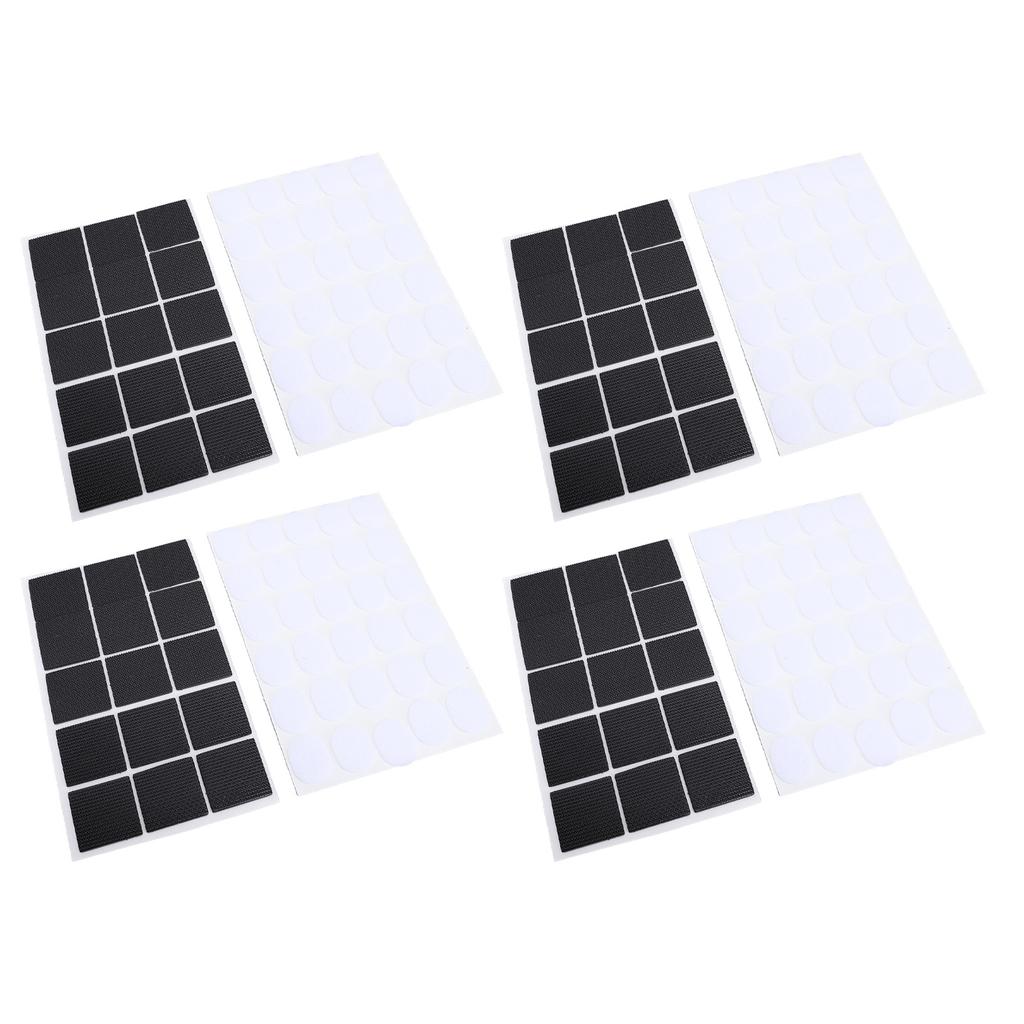 10 Sets Blackout Curtain Adhesive Strip Multifunctional Hook and Loop Fastener Tape for Home School 