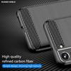 Carbon Fiber Texture TPU Case for Samsung Galaxy S23 Ultra S22 Plus S21 FE S20 S10 Note 20 10 Shockproof Protective Business Full Protection Cover