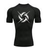 Herren Sport T-Shirt Training Fitness Kompression Laufen T-Shirt Rashgard Oberteile Tee Schnell Trocknend Kurzarm T-Shirt für Männer