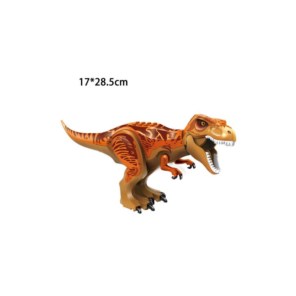 12 PEÇAS Blocos de Construção de Dinossauros Jurássicos Quebra-Cabeça de Partículas Grandes Desmontagem Animal Rex Tiranossauro Rex Tourossauro Compatível com Lego