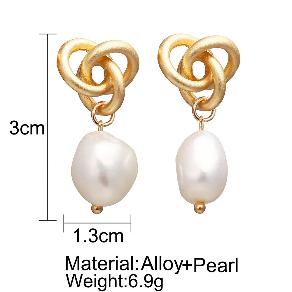 Γυναικεία Κομψά Απλά Μαργαριταρένια Όλα Ταιριάζουν Λεπτεπίλεπτα Σκουλαρίκια