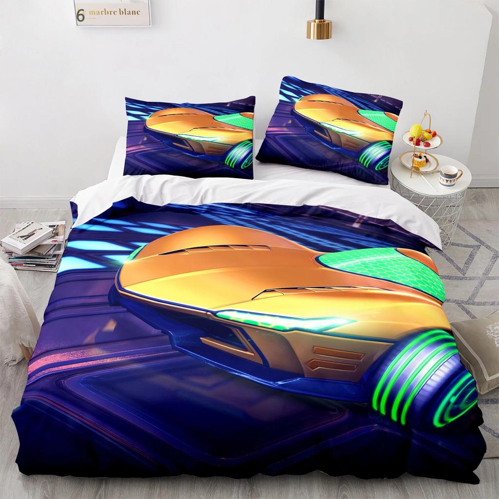 New Rocket League Bedding Set Bedspread Single Twin Full Queen King Size Car Rocket League Bed Set Aldult Bedroom Duvetcover