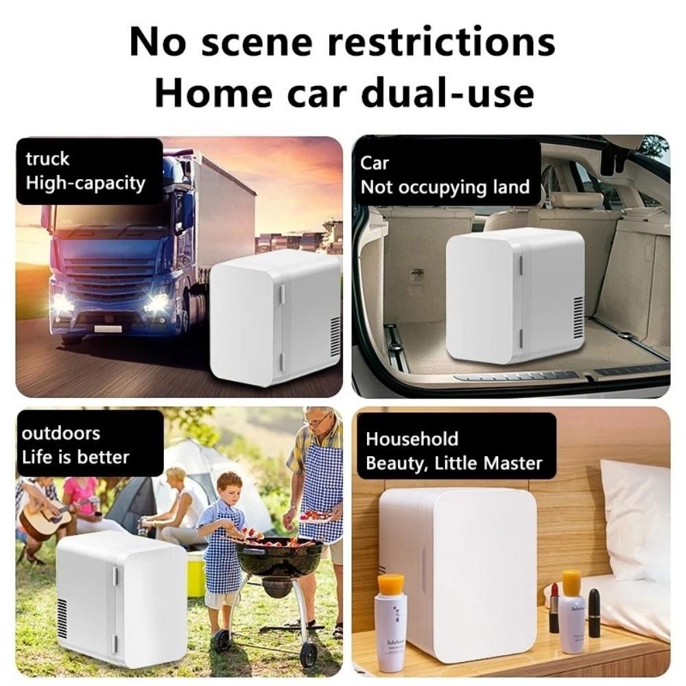 Domowa Mini Lodówka 8L Zamrażarka Samochodowa Przenośna Lodówka Samochodowa Lodówka na Kosmetyki i Jedzenie