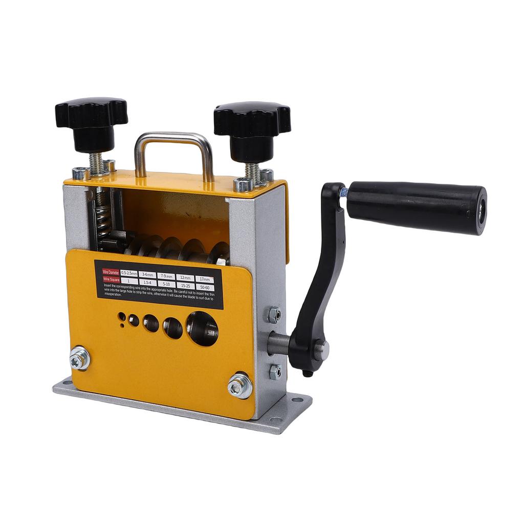 Manual Wire Stripping Machine Drill Powered 6 Channels Portable Cable Stripper Tool for Scrap Copper Cables Recycling