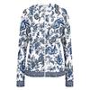 Sudadera con capucha ligera para mujer con cremallera, bolsillos, manga larga, estampado floral, chaqueta con protección solar, prenda exterior informal