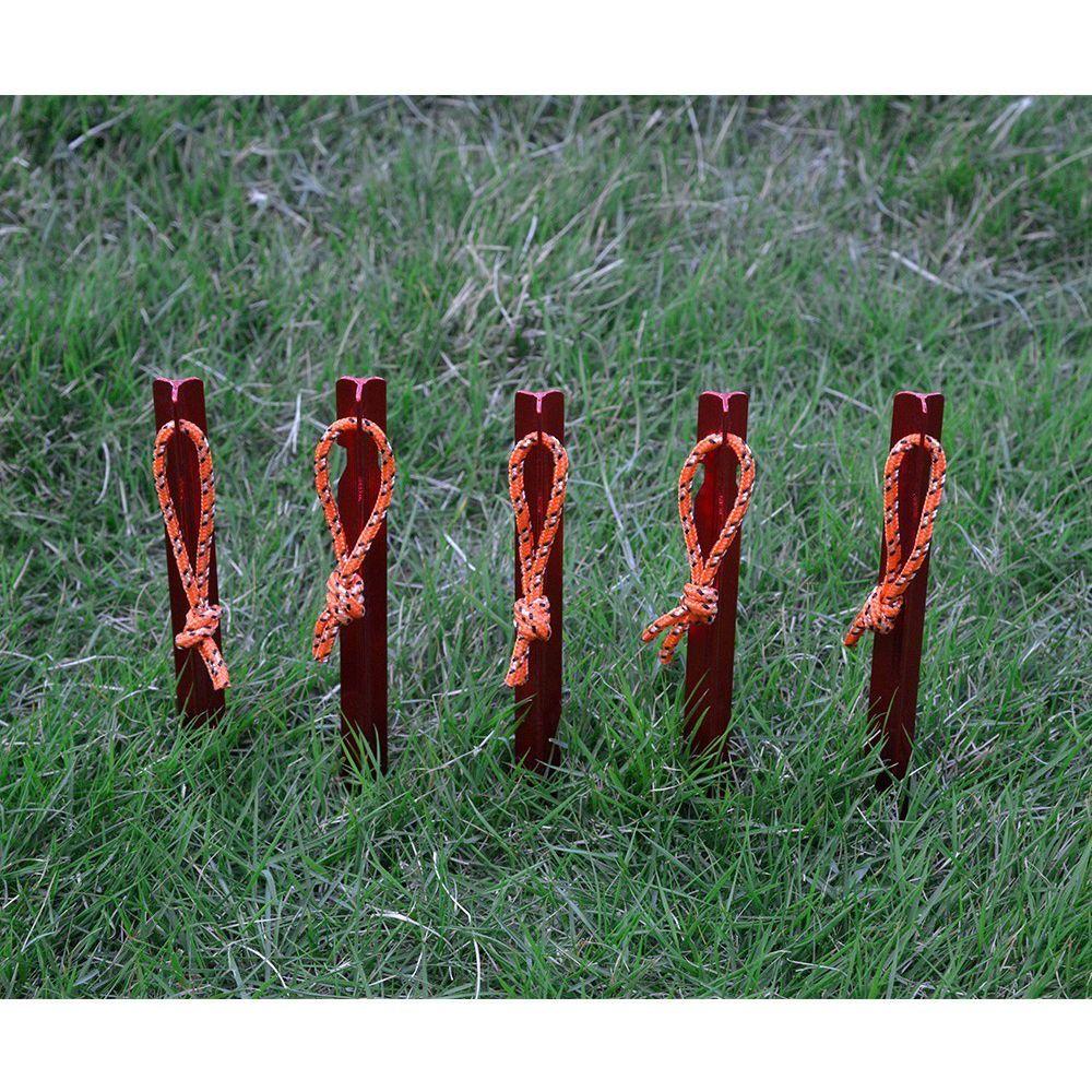 5/10pcs 18cm Ultralight Aluminium Alloy Strong Camping Hiking Tent Peg Stakes Triangular Stake Nail