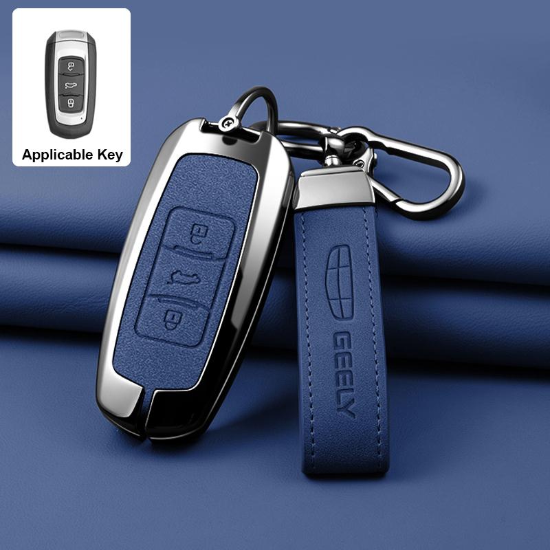 

Zinc Alloy Car Key Case Cover Shell For Geely Emgrand X7 Gs Gx3 Gt Gc9 Ec7 Gc715 Ec718 Englon Sc3 Atlas Pro Keyless Accessories