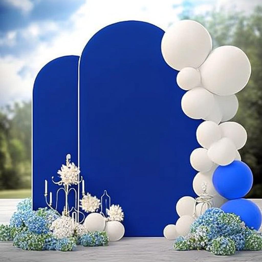 Wedding & Party Half-Round Stretch Arch Fabric Cover