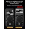 Armor Magnetic Metal Ring Stand Funda for Google Pixel8 Pro Case Slide Camera Lens Back Cover for Pixel 8 Pro 8Pro Protect Shell