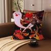 Anime Hu Tao Cushion Cover Pillowcase Upholstery Sofa Throw Pillow Home Decor Pillowcas