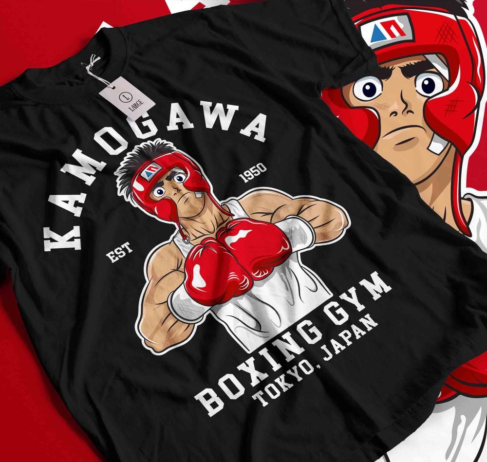 Hajime No Ippo T-shirt Kamogawa Boxing Gym Ippo Makunouchi Kbg Girl Gift 503