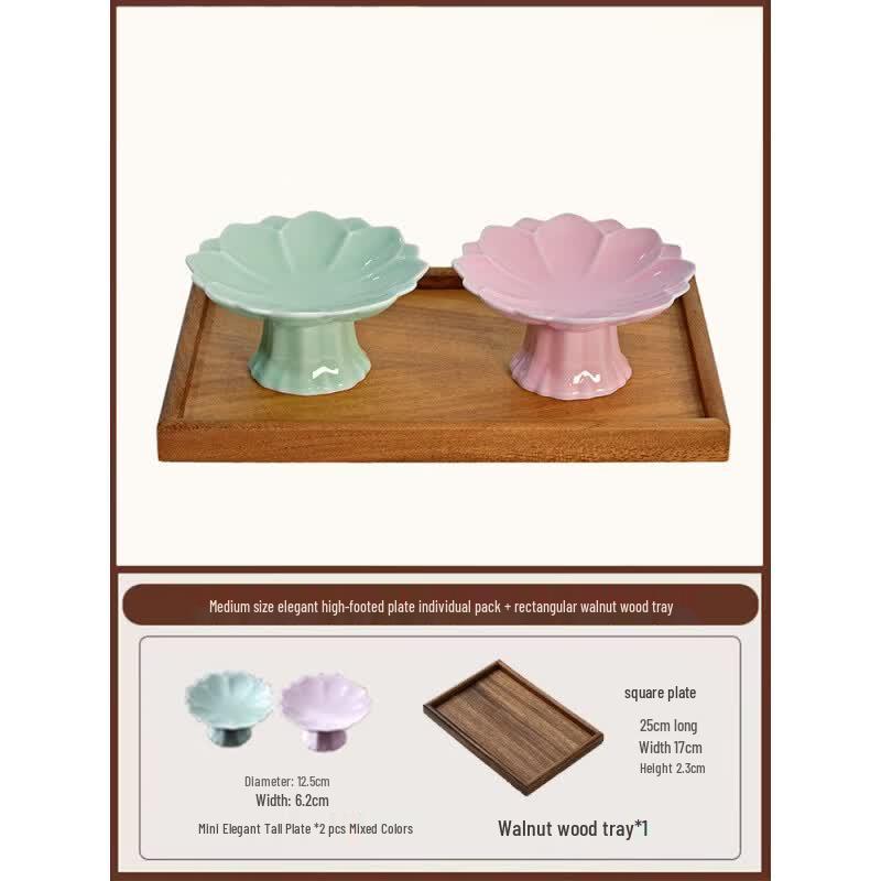 Naixiang Ceramic Elevated Serving Trays
