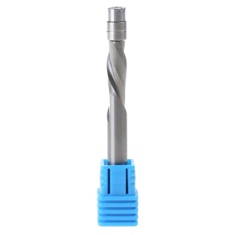 1PC Shank Flush Trim Solid Carbides Spirals Top Bearing Router Bit UP/Down Cut End Mill Bit Face Wood Milling Cutter