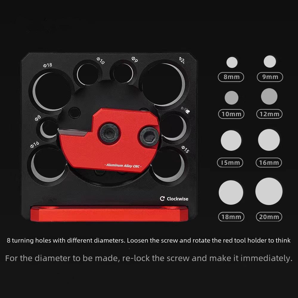 Elektrická vrtačka Kulatý dřevěný čep a Nastavitelný nástroj na masivní dřevěnou tyč.