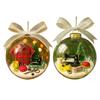 Holiday Sewing Snow Ball Ornaments Retro Sewing Machine Themed Holiday Decor Transparent Ball Hanging Decoration Holiday Keepsakes for Sewers