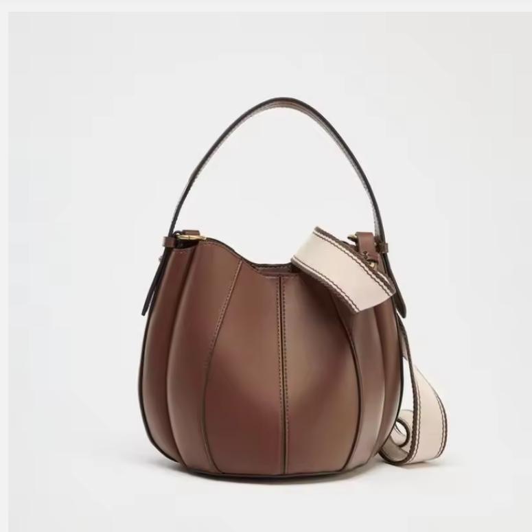 

Модная сумка-ведро, Дизайнерские сумки через плечо, Роскошная сумка кроссбоди, Кошелек со съемным карманом