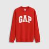 Gap Unisex Letter Logo Fleece Crewneck Sweatshirt